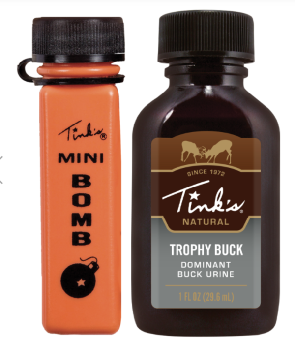 Tink’s Trophy Buck Dominant Buck Urine ~ 1oz/29.6ml Bottle with Mini Bomb